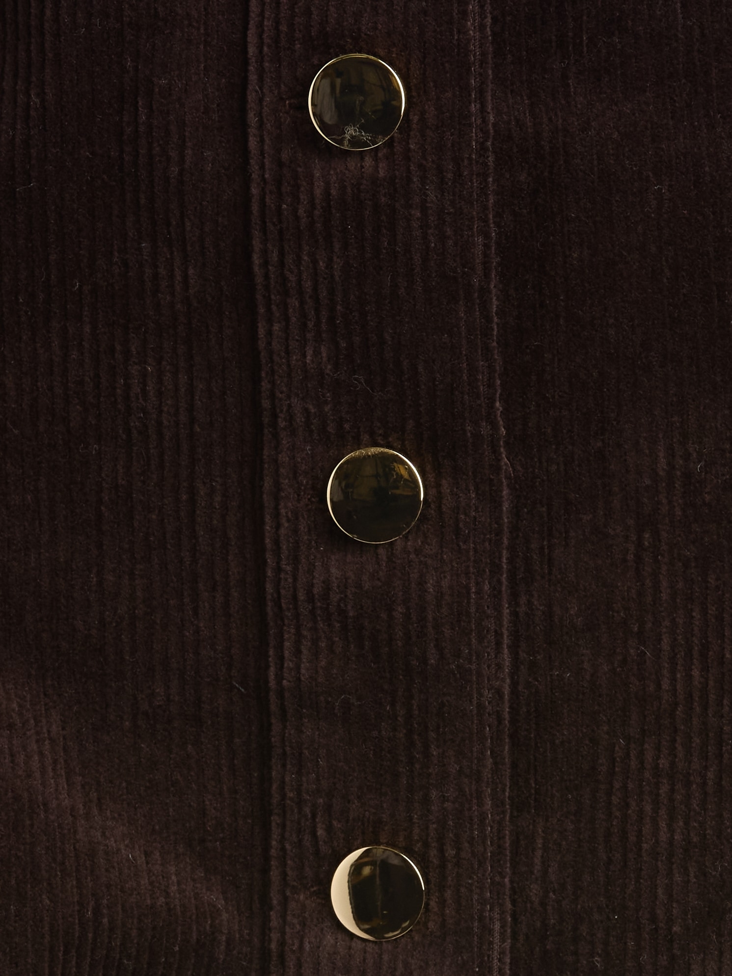 コーデュロイ ストラップレス クロップド ベスト-3