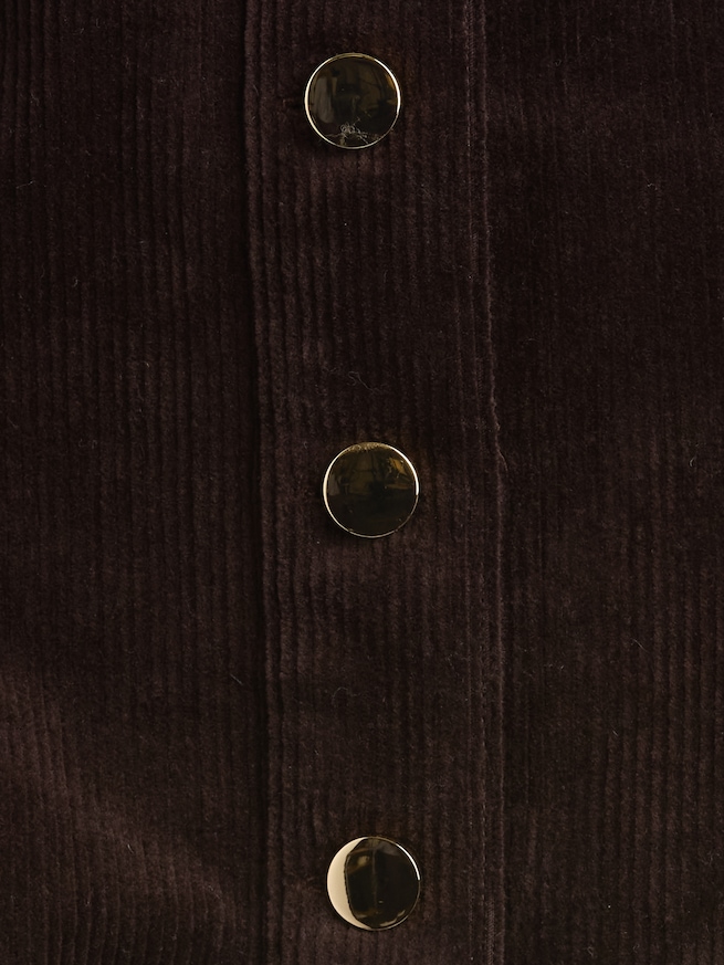 コーデュロイ ストラップレス クロップド ベスト-3