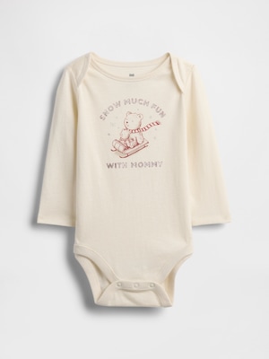 はじめてのお気に入り オーガニックコットン グラフィック ボディスーツ (ベビー)