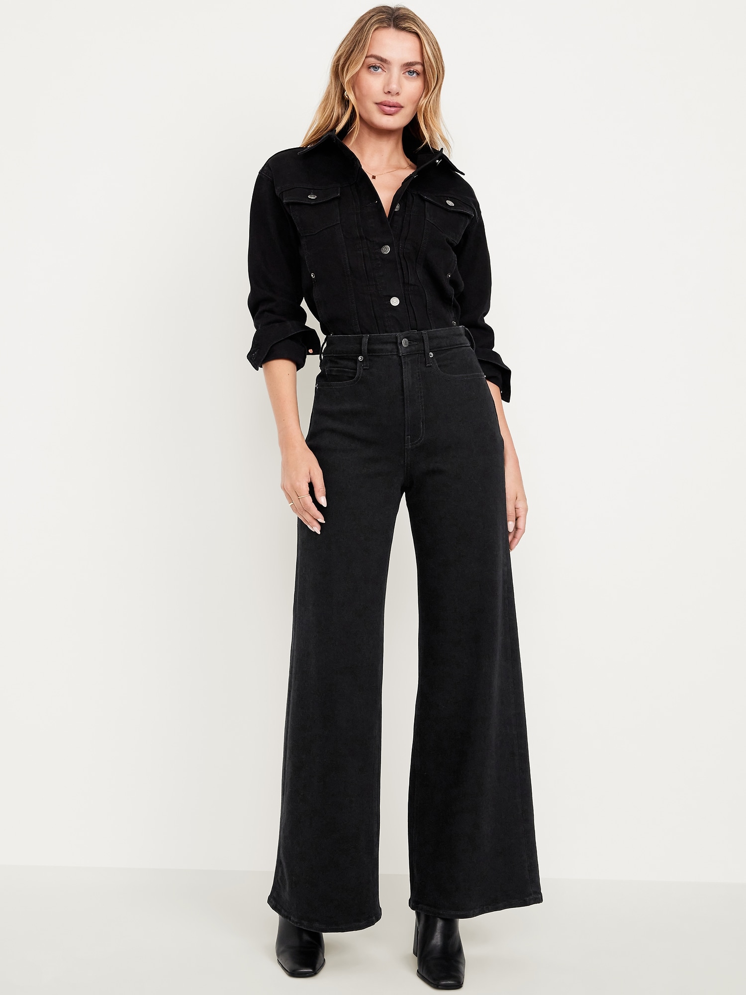 Extra High-Waisted Super Wide-Leg Jeans