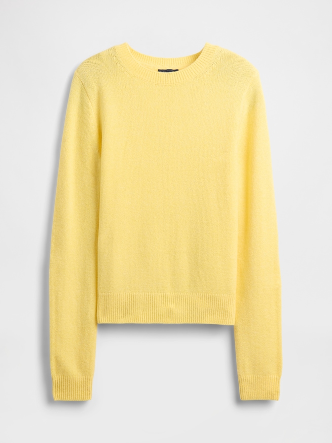 CashSoft カシミヤタッチ クルーネックセーター-4