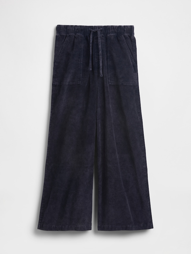 ミッドライズ コーデュロイ バギーパンツ-5