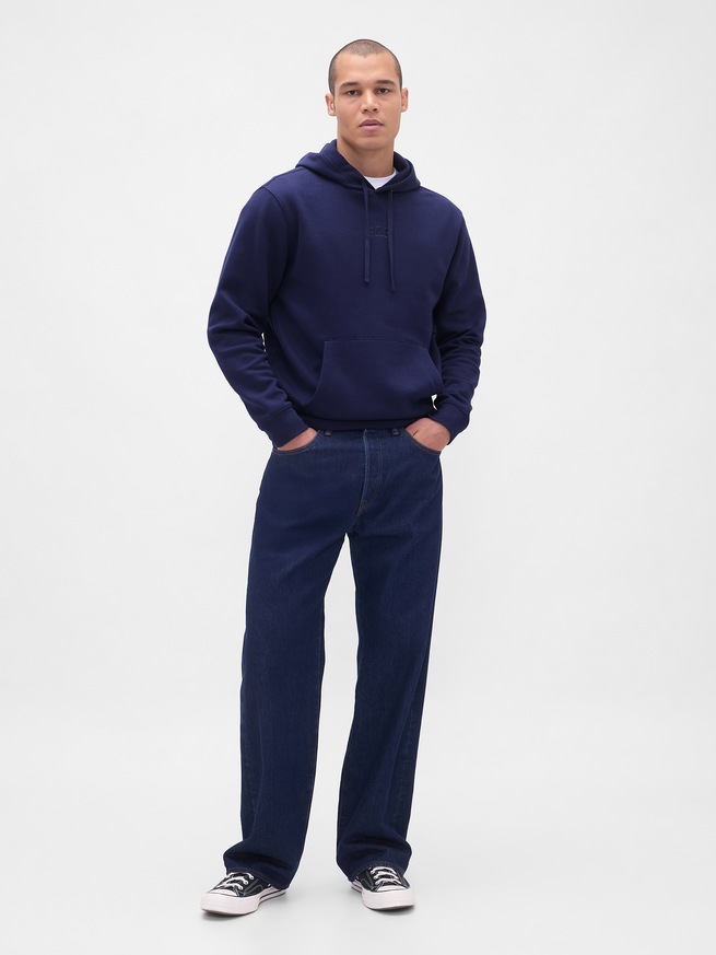 リラックスフィット ミニGAPロゴパーカー-1