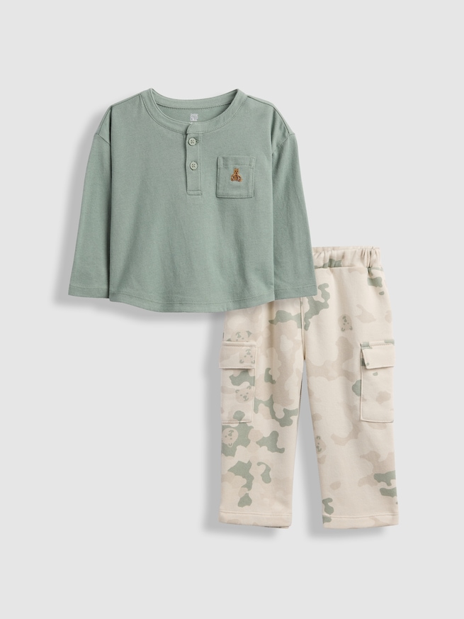 ポケット ヘンリーネック コーデセット (ベビー)-0