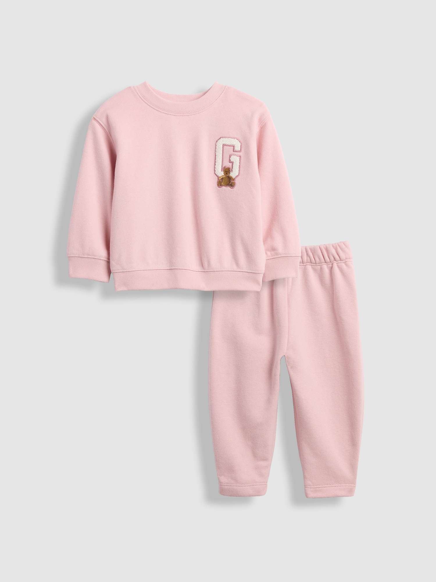 Gap ヴィンテージソフト バーシティスタイル GAPロゴ スウェットセットアップ (ベビー) Gap ヴィンテージソフト バーシティスタイル GAPロゴ スウェットセットアップ (ベビー)