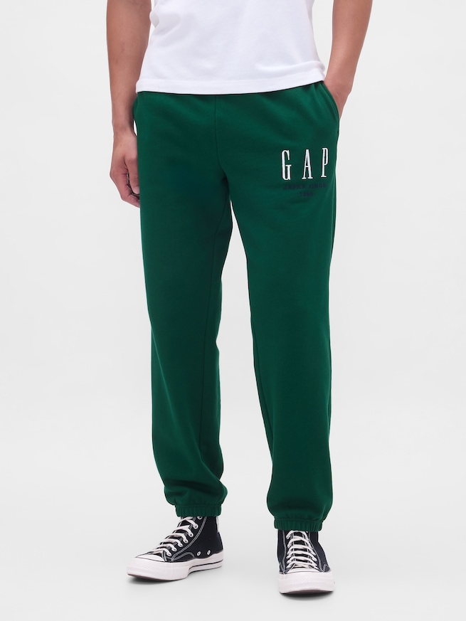 30th アニバーサリー ヘビーウェイト フレンチテリー GAPロゴ ジョガーパンツ-1