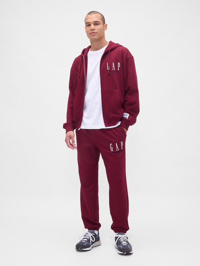 30th アニバーサリー ヘビーウェイト フレンチテリー GAPロゴ ジョガーパンツ-3