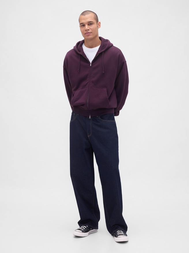 エクストラヘビーウェイト フレンチテリー ジップアップパーカー-1