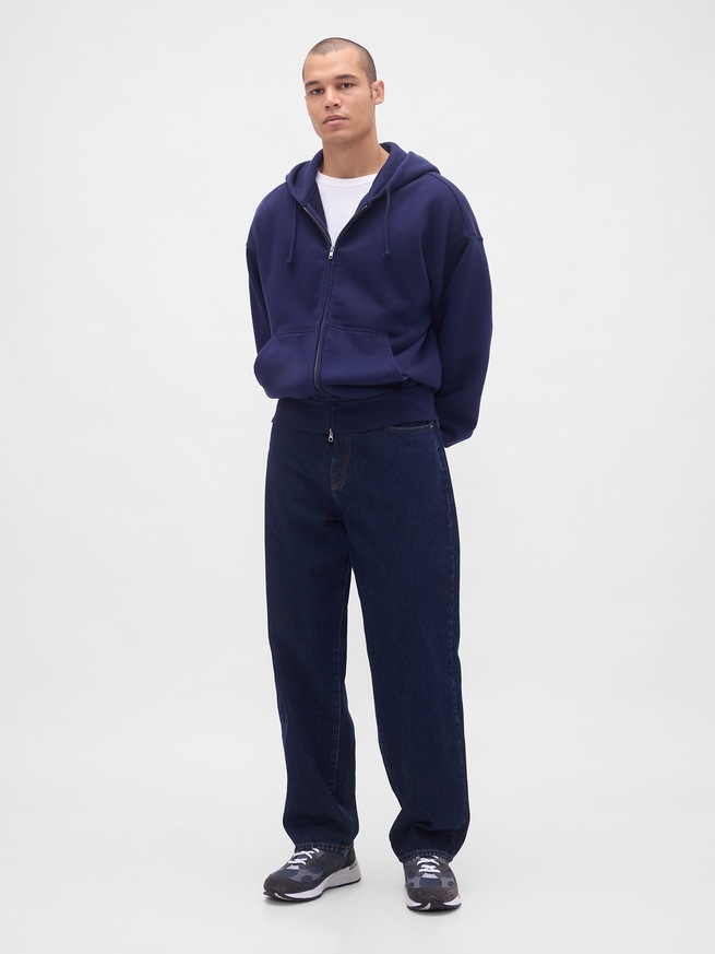 エクストラヘビーウェイト フレンチテリー ジップアップパーカー-1