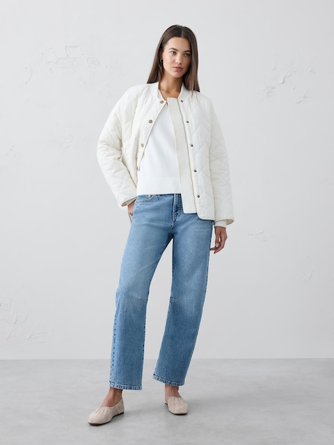 Barrel Mid-Rise Jean
