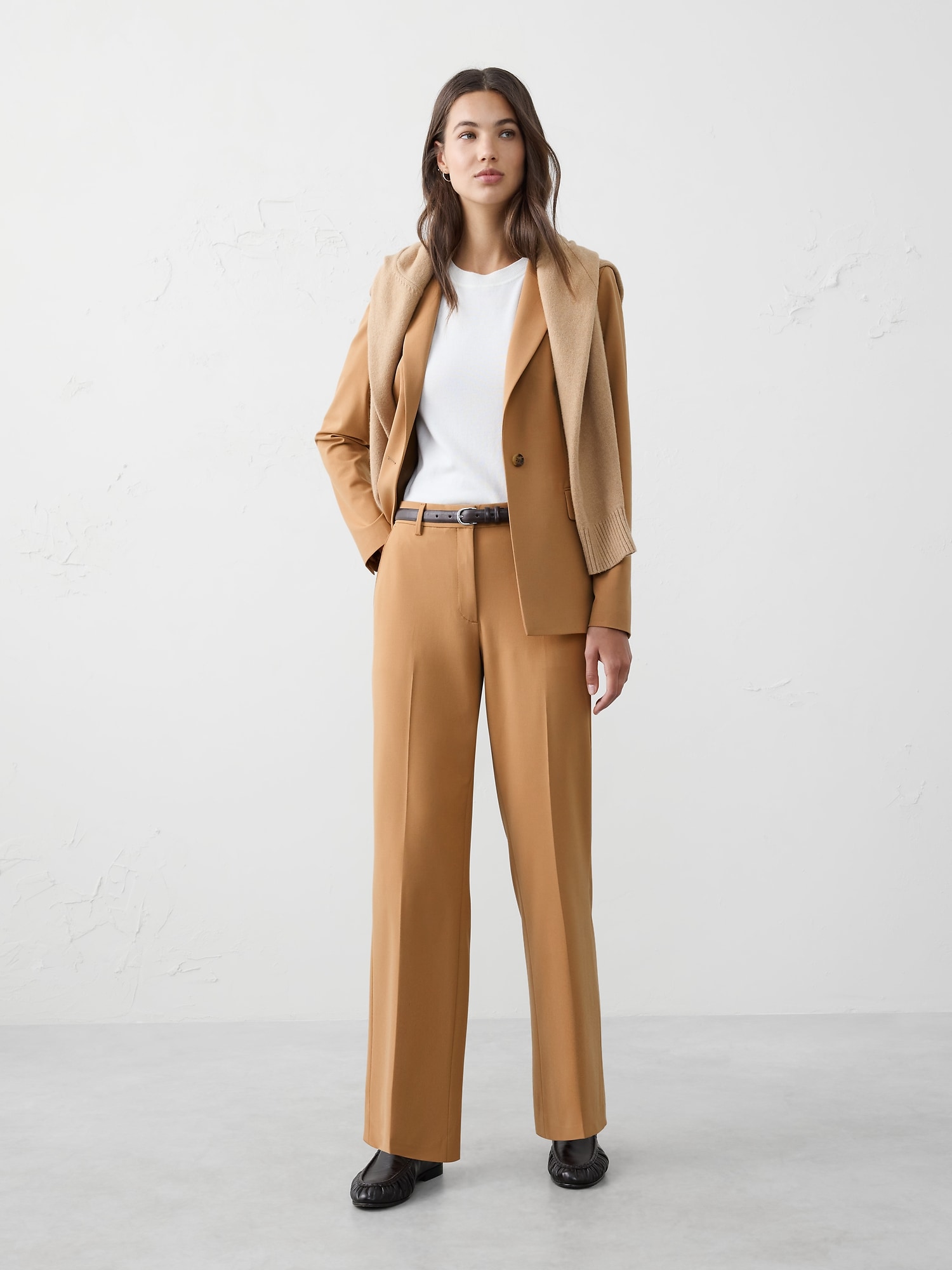 Straight High-Rise Sculpted Easy Trouser
