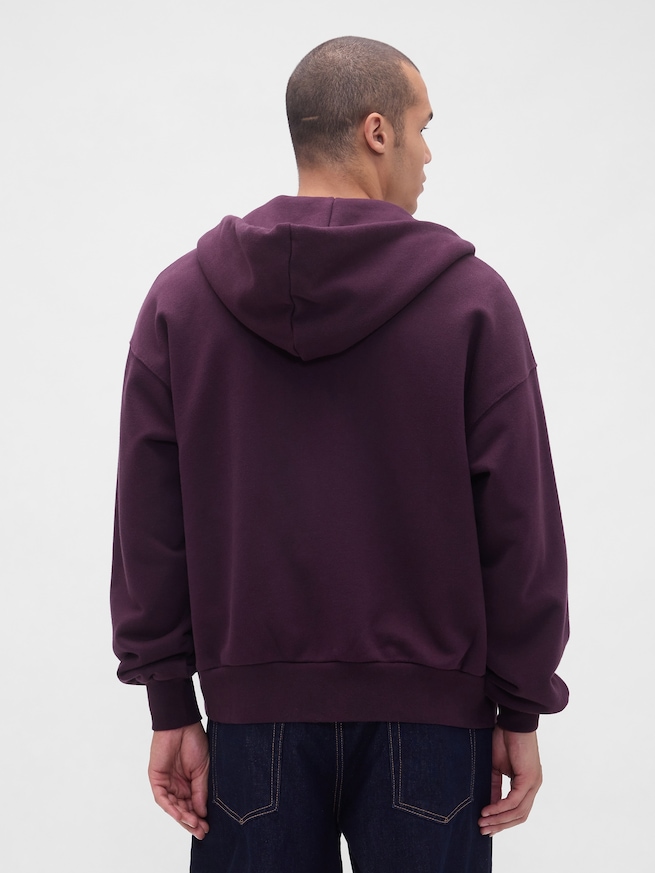 エクストラヘビーウェイト フレンチテリー ジップアップパーカー-2