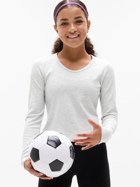 Athleta Girl Cozy Rib Scoop Top