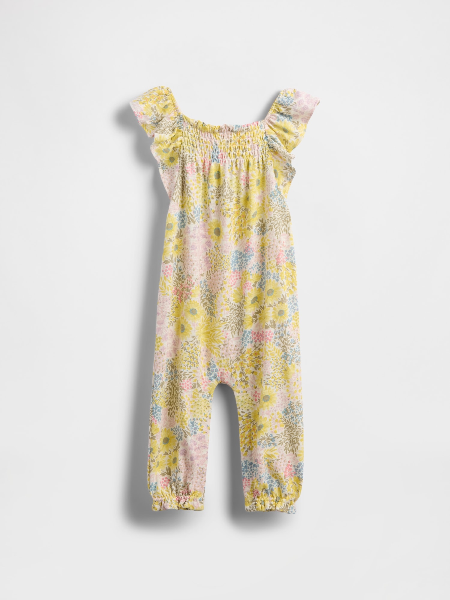 Baby Smocked Floral One-Piece