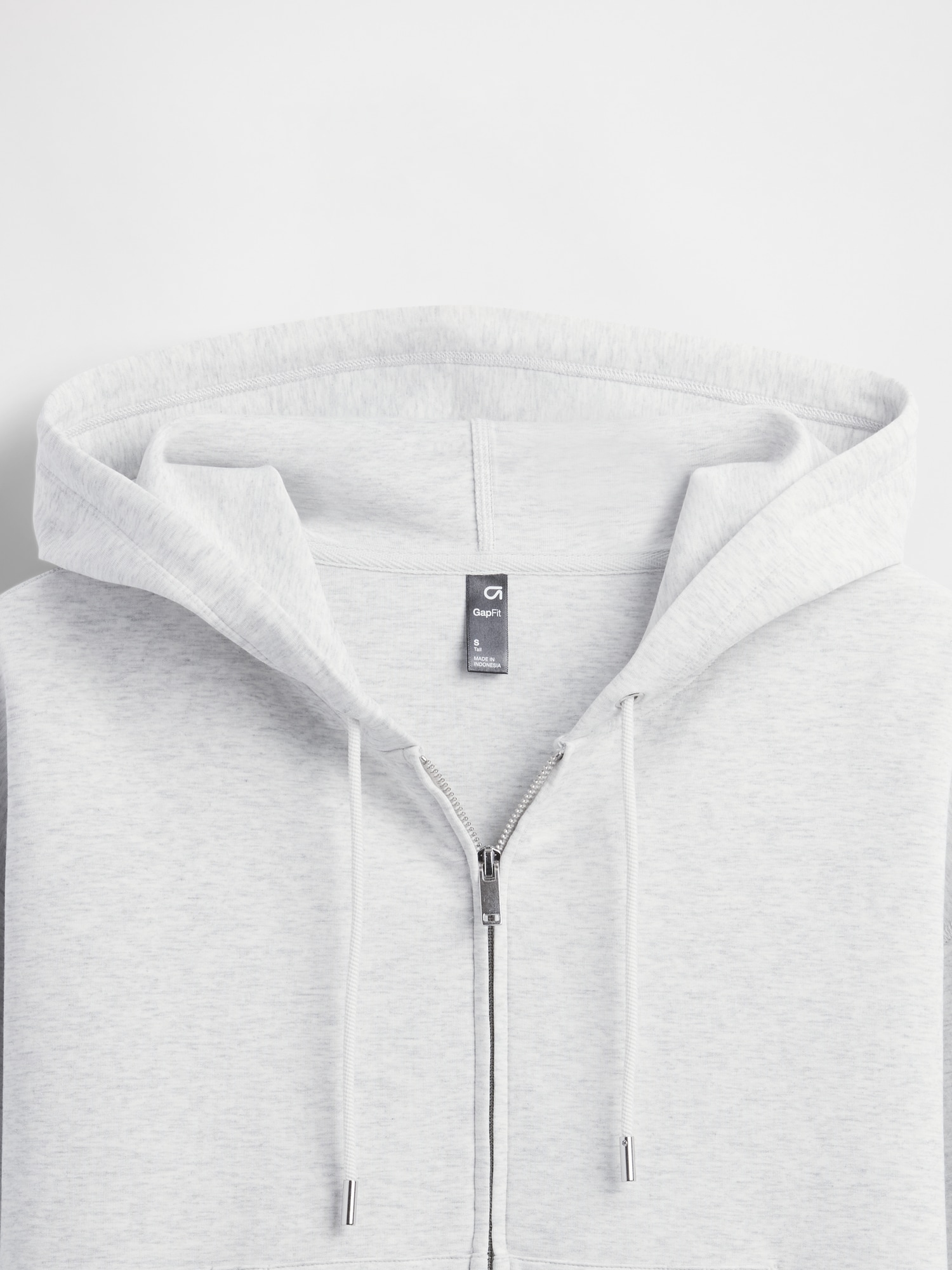 GapFit オーバーサイズ ジップアップパーカー-3