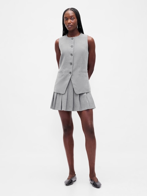 Pleated Mini Skort