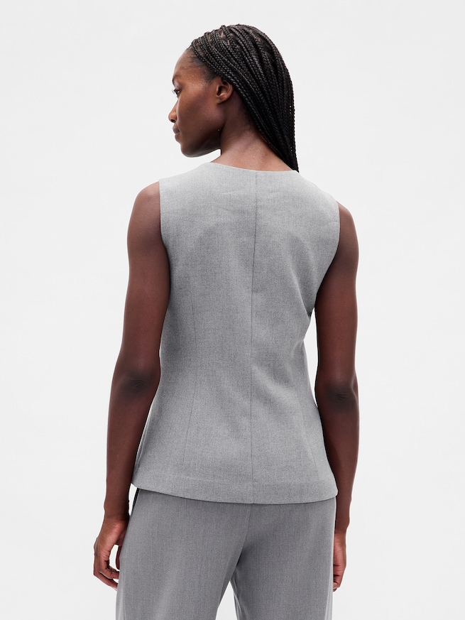 ハイネック ベスト-2