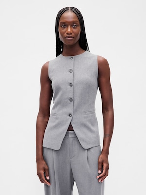 ハイネック ベスト