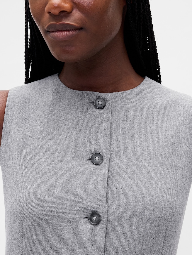 ハイネック ベスト-3