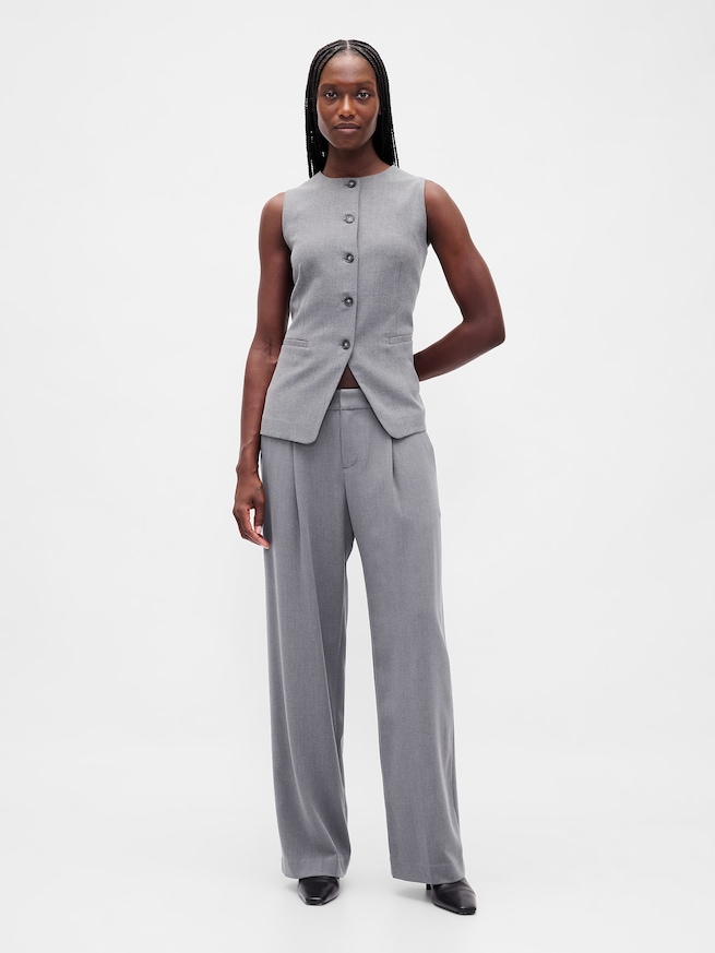 ハイネック ベスト-4