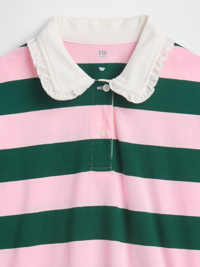 オーバーサイズ ラグビー ポロシャツ (キッズ)-2