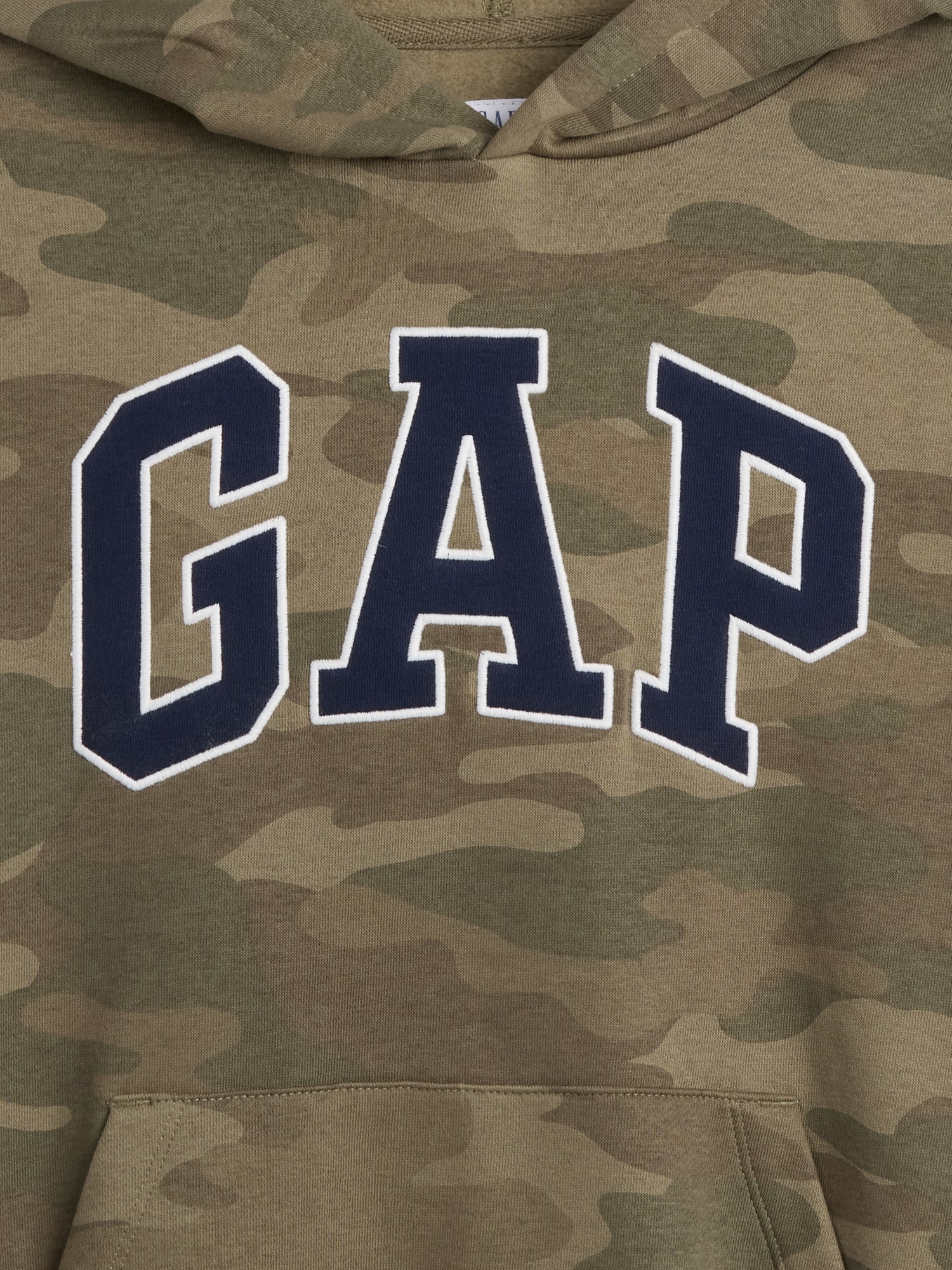 リラックスフィット GAPロゴ カモフラージュ パーカー (キッズ)-2