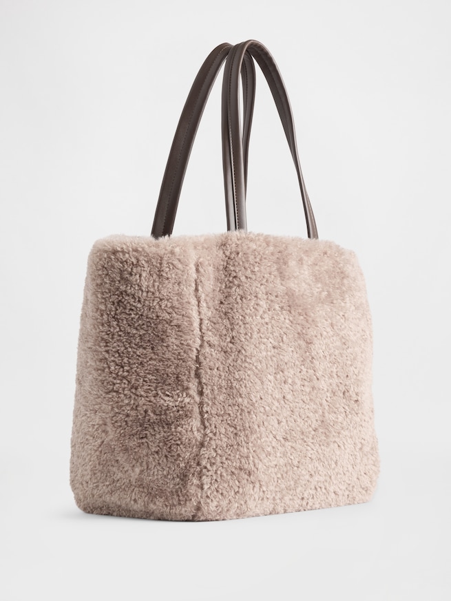 フェイクファー トートバッグ-2