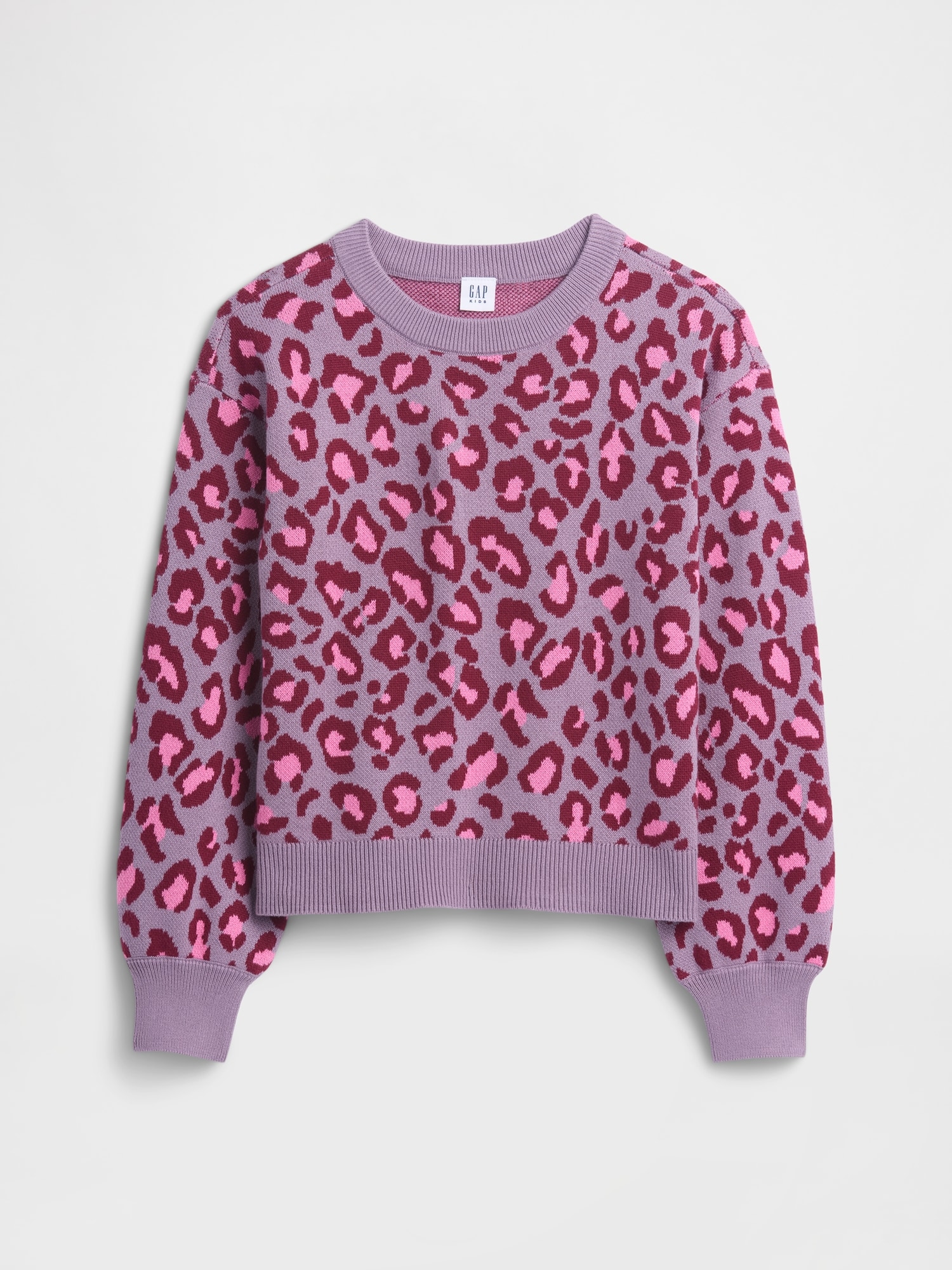 Gap リラックスフィット インターシャセーター (キッズ) Gap リラックスフィット インターシャセーター (キッズ)