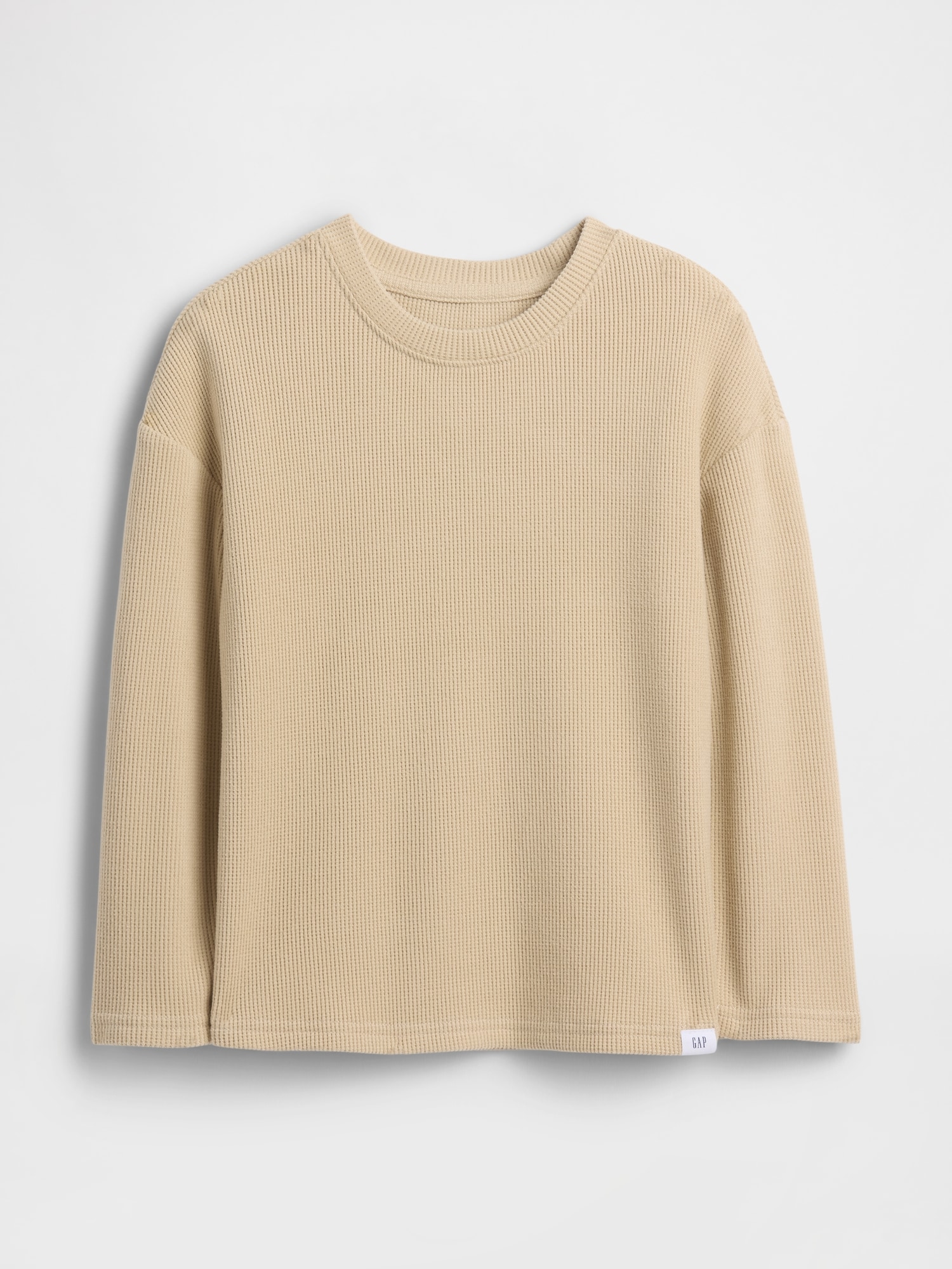 babyGap ワッフルニット クルーネックTシャツ-0