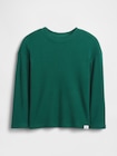 babyGap ワッフルニット クルーネックTシャツ-0