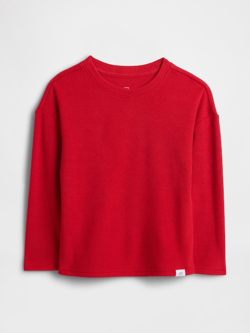 babyGap ワッフルニット クルーネックTシャツ
