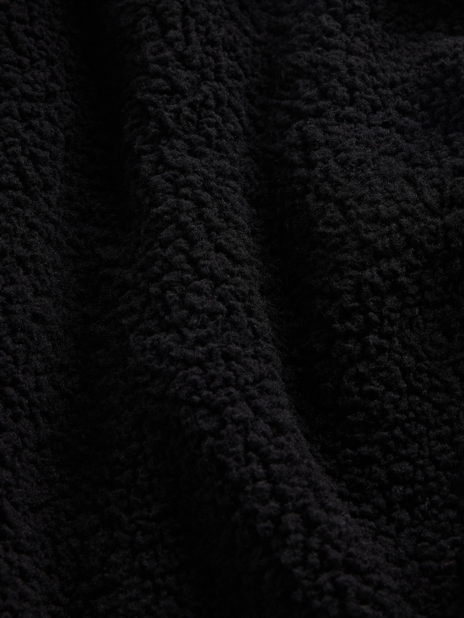 ボア リラックスフィット ジップアップパーカー (キッズ)-4