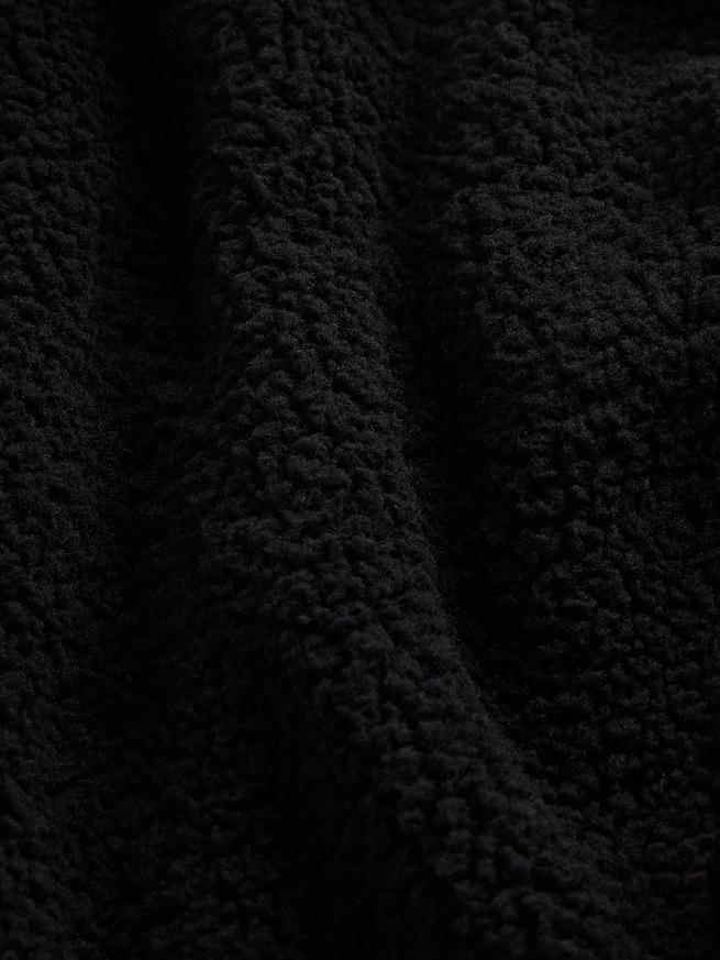 ボア リラックスフィット ジップアップパーカー (キッズ)-4