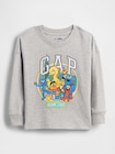 セサミストリート グラフィック GAPロゴTシャツ (幼児・ベビー)-0