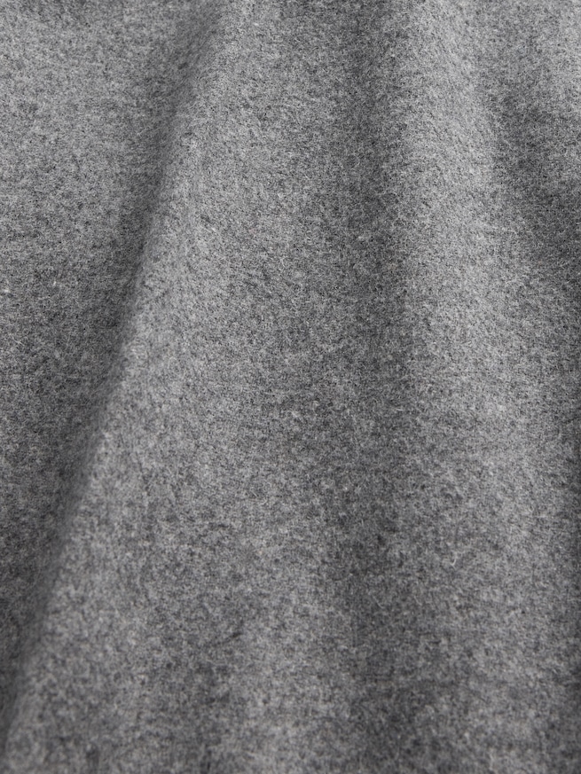 ウールブレンド リラックスフィット ストレート トラウザーパンツ-4