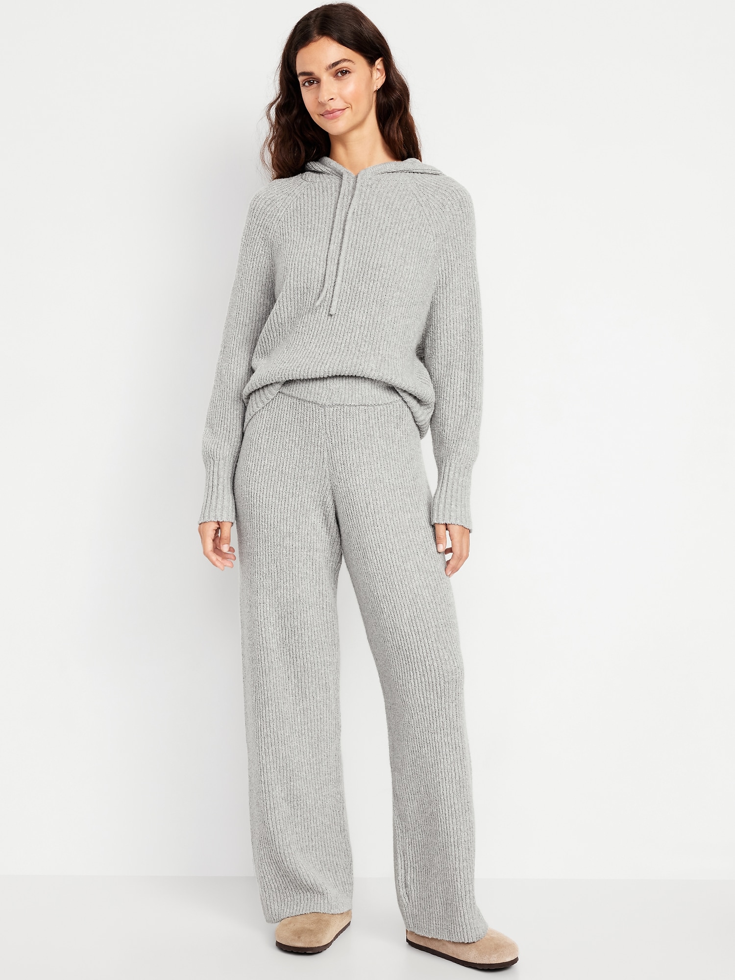 PANTALON DE SURVÊTEMENT TEXTURÉ EN TRICOT BOUCLÉ