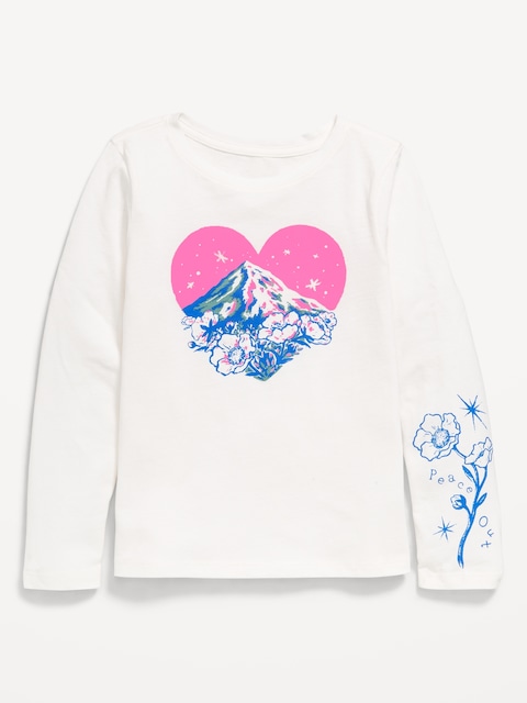 Long-Sleeve Graphic T-Shirt for Girls