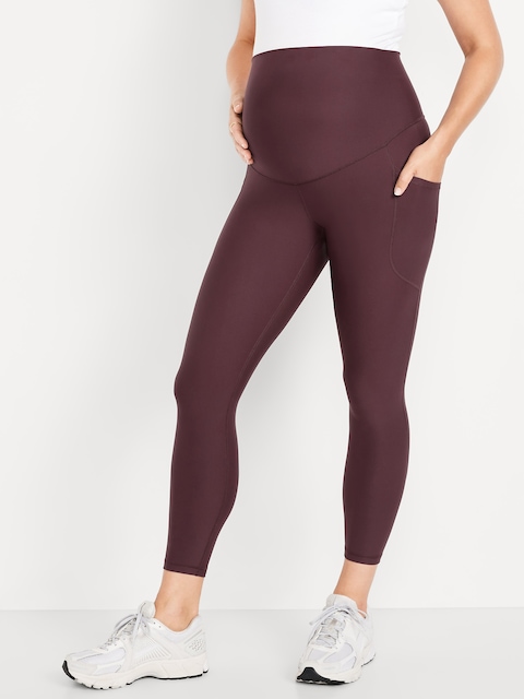 LEGGING POWERSOFT LONGUEUR 7/8 À PANNEAU COUVRANT DE MATERNITÉ