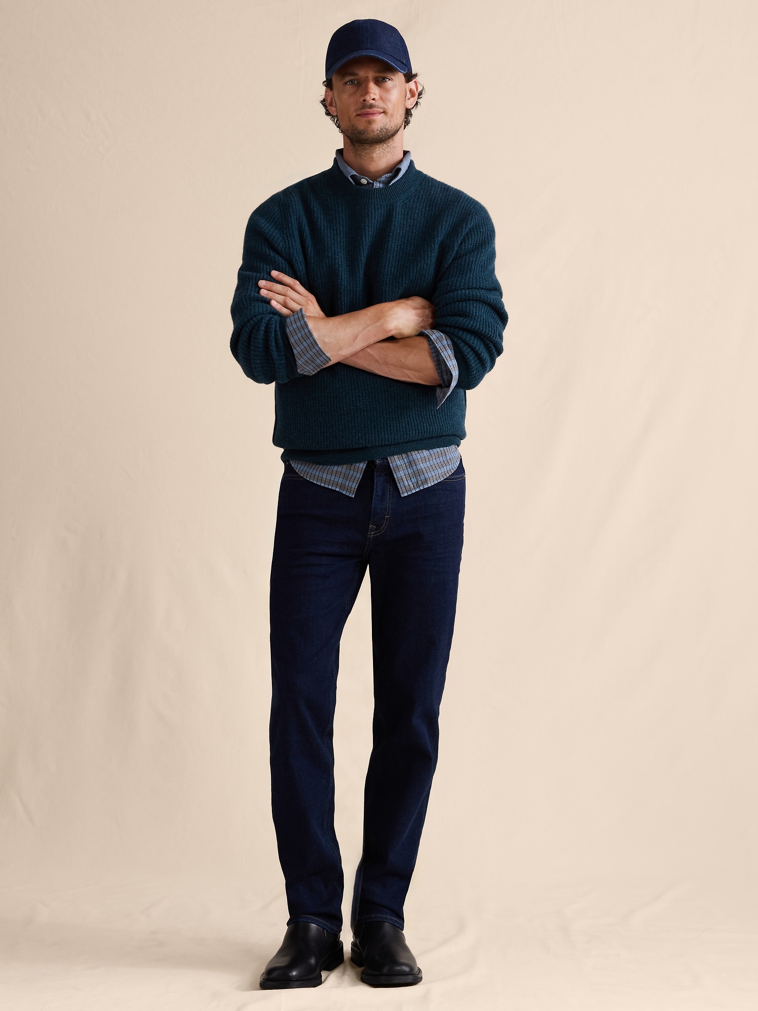 ストレート リュクス トラベラージーンズ-0