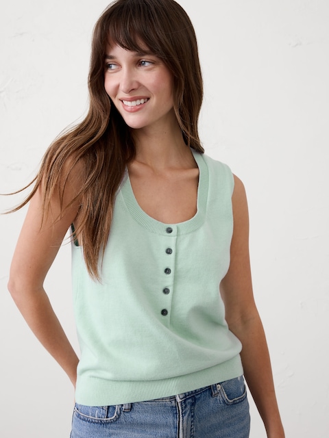 Henley Sweater Tank