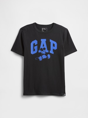 GapKids × ミッキーマウス GAPロゴTシャツ (キッズ)