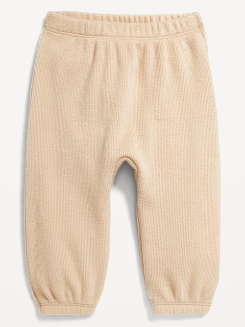 PANTALON DE JOGGING À TAILLE EXTENSIBLE EN TRICOT GAUFRÉ POUR BÉBÉ