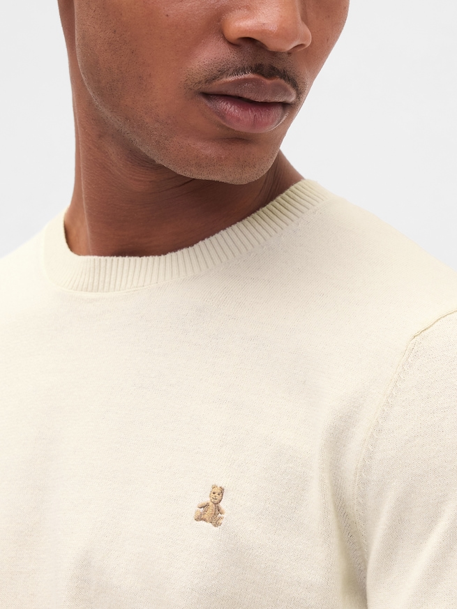 コットン クルーネックセーター-3