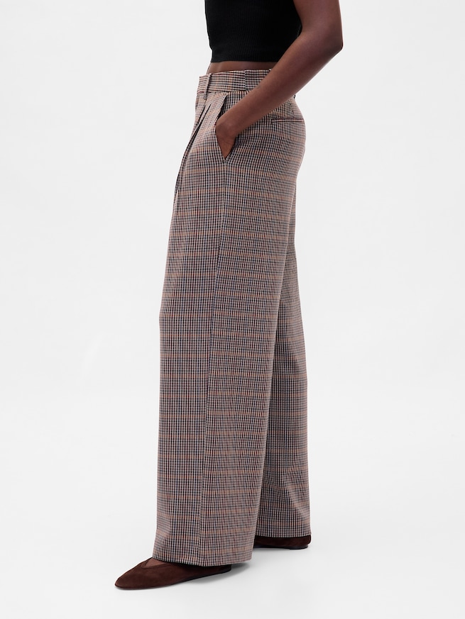 365 ハイライズ 起毛ツイル プリーツ トラウザー-2