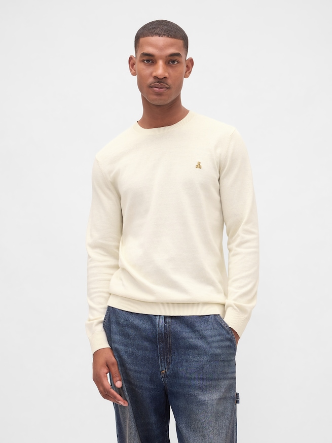 コットン クルーネックセーター-0