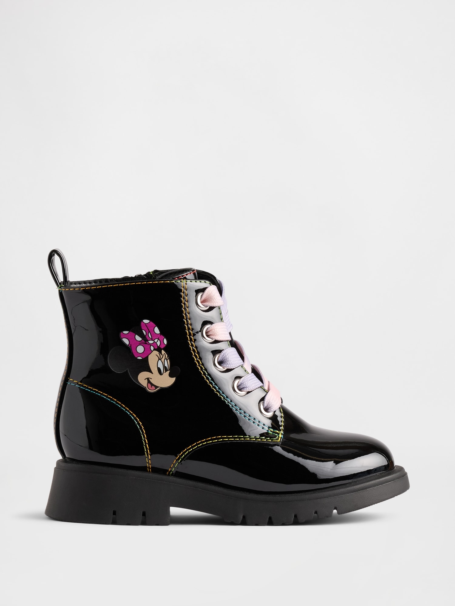 Gap × Disney Toddler Minnie Mouse Lace-Up Boots