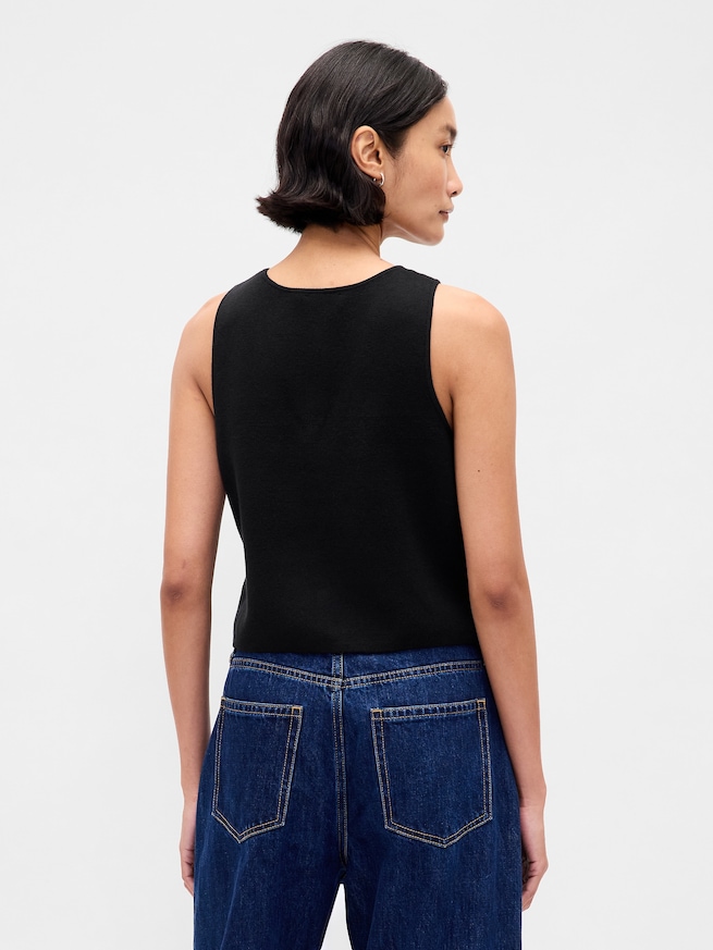 Cashsoft カシミヤタッチ ライトウェイト テーラードベスト-2