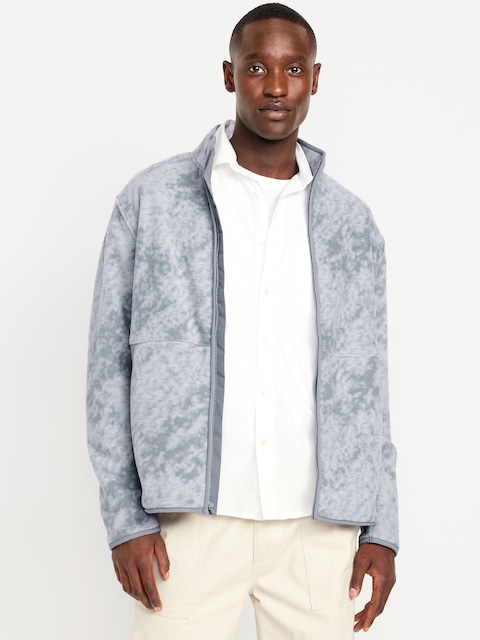 VESTE À GLISSIÈRE EN MICROMOLLETON