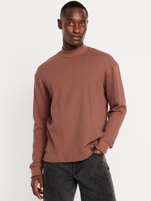 Heavyweight Long-Sleeve Waffle T-Shirt