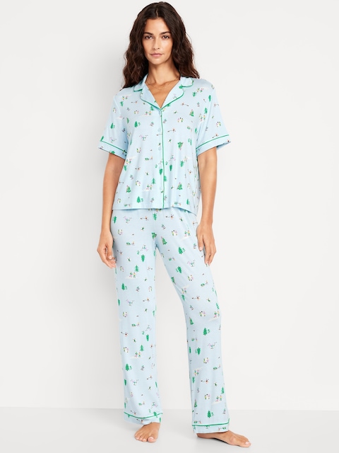 Sunday Sleep Knit Jersey Pant Set